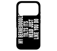 Carcasa para iPhone 17 Pro Bernedoodle Dog Lover Tilt Head Funny Cute Men Women