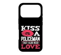 Carcasa para iPhone 17 Pro Besar a un policía Necesita Amor también Oficial de policía