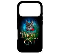 Carcasa para iPhone 17 Pro Best Cat Dad Ever Funny Kitten Tabby Cat For Fathers Day
