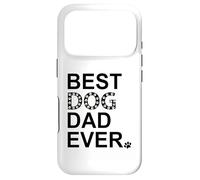 Carcasa para iPhone 17 Pro Best Dog Dad Ever Sign Dog Dad Paw Print Dog Lover Dogfather
