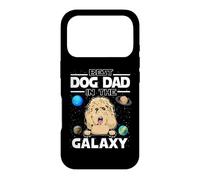 Carcasa para iPhone 17 Pro Best Dog Dad In The Galaxy Goldendoodle Puppy Dogs Lovers