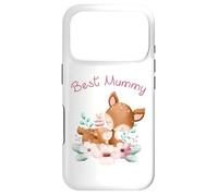 Carcasa para iPhone 17 Pro Best Mummy - Mother's Day Cute Mom & Baby Dear Watercolor