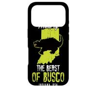 Carcasa para iPhone 17 Pro Bestia De Busco Indiana Estado Criptido Americano