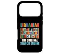 Carcasa para iPhone 17 Pro Bibliotecario Lectura de Libros Biblioteca Adicto a los Libros Leer Lector Enseñar