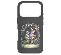 Carcasa para iPhone 17 Pro Bicicleta Encanto Rana Tándem Ciclismo Cottagecore Milf Mi Autismo