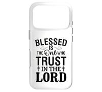 Carcasa para iPhone 17 Pro Bienaventurado el Que confía en el Señor Amor Cristiano