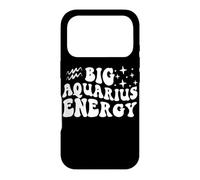 Carcasa para iPhone 17 Pro Big Aquarius Energy x Acuario Zodiac Retro