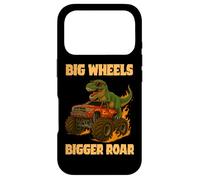 Carcasa para iPhone 17 Pro Big Wheel Bigger Roar Dino Fan Design Monster Truck Racing
