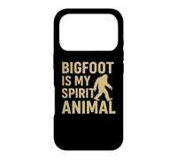 Carcasa para iPhone 17 Pro Bigfoot Is My Spirit Animal Funny Sasquatch Retro Design