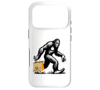 Carcasa para iPhone 17 Pro Bigfoot Loves Trick Or Treat y Halloween Funny Sasquatch
