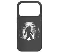 Carcasa para iPhone 17 Pro Bigfoot Night Stroll Cool Full Moon & Tree Tunnel Sasquatch