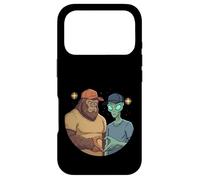 Carcasa para iPhone 17 Pro Bigfoot Sasquatch Alien Love Mano Signo Cryptid