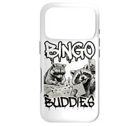 Carcasa para iPhone 17 Pro Bingo Buddies Raccoon Funny Matching Bingo Partner