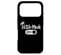 Carcasa para iPhone 17 Pro Bitch Mode On Off Sign,Im The Boss Mode Funny Sayings Bitchy