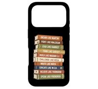 Carcasa para iPhone 17 Pro Black Leaders African American Teachers Education Pride