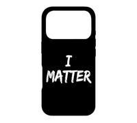 Carcasa para iPhone 17 Pro Black Lives Human Rights Quote Civil Protest I Matter