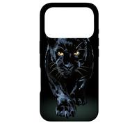 Carcasa para iPhone 17 Pro Black Panther Walking Toward Shadow - Regalo para Amantes de los Gatos Salvajes