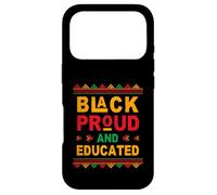 Carcasa para iPhone 17 Pro Black Proud and Educated Celebrating Black History Month