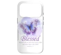 Carcasa para iPhone 17 Pro Blessed Bible Verse: Women's Christian Faith Jeremiah 17:7