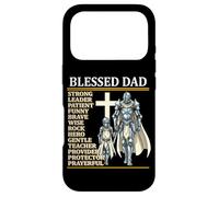 Carcasa para iPhone 17 Pro Blessed Dad Afirmations Christian Father's Day