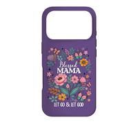 Carcasa para iPhone 17 Pro Blessed Mama Floral Christian Butterfly Let Go and Let God