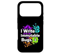 Carcasa para iPhone 17 Pro Blockchain Developer Funny I Write Immutable Bugs