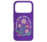 Carcasa para iPhone 17 Pro Bloom Where God Plants You Faith Bloom Where You Are Planted