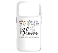 Carcasa para iPhone 17 Pro Bloom Where You Are Planted Christian Bloom God Plants You