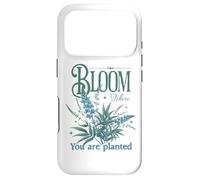 Carcasa para iPhone 17 Pro Bloom Where You Are Planted Nature Vision Board