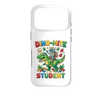 Carcasa para iPhone 17 Pro Bloques de Dinosaurios de Montar Robot para Estudiantes Dino-Mite