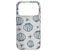 Carcasa para iPhone 17 Pro Blue Coastal Beach Summer Ocean Seashell Aesthetic
