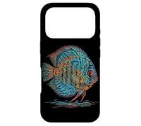 Carcasa para iPhone 17 Pro Blue Discus Fish Acuario Fishkeeper
