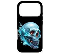 Carcasa para iPhone 17 Pro Blue Ghost Skull Face Graphic For Women and Men Halloween