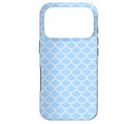 Carcasa para iPhone 17 Pro Blue Hollow Armor Arches Geometric Modern Pattern