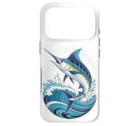 Carcasa para iPhone 17 Pro Blue Marlin Ocean Graphic Fishing