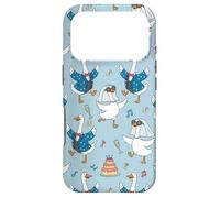 Carcasa para iPhone 17 Pro Blue Wedding Goose
