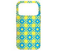 Carcasa para iPhone 17 Pro Blue Yellow Star Sunshine Carnival Starlight Pattern