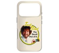Carcasa para iPhone 17 Pro Bob Ross Just Beat The Devil out of It