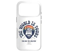 Carcasa para iPhone 17 Pro Bob Ross The World Is Yours