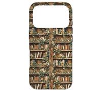 Carcasa para iPhone 17 Pro Boho Bookcase Lectura de la Biblioteca Biblioteca Biblioteca