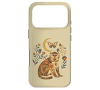 Carcasa para iPhone 17 Pro Boho Celestial Baboon Moon Floral