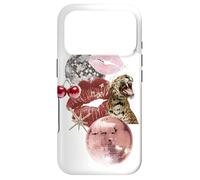 Carcasa para iPhone 17 Pro Bola de Discoteca Rosa Leopardo y Collage Kiss Cherry Star Y2K