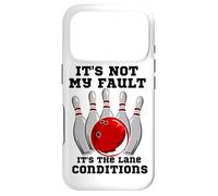 Carcasa para iPhone 17 Pro Bolos It's Not My Fault It's The Lane Conditions Bowling