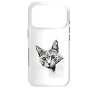 Carcasa para iPhone 17 Pro Bonita Cara de Gato Curiosa para Todos los entusiastas de los Animales