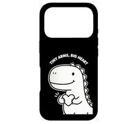 Carcasa para iPhone 17 Pro Bonito diseño de San Valentín para niños de Tiny Arms Big Heart Dino
