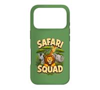 Carcasa para iPhone 17 Pro Bonito diseño de tripulación de Safari Squad Zoo Jungle Animals