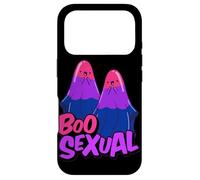 Carcasa para iPhone 17 Pro Boo Sexual Bisexual Ghost Pair Word Game for Halloween