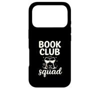 Carcasa para iPhone 17 Pro Book Club Squad Funny Reading Wine Graphic
