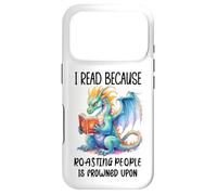 Carcasa para iPhone 17 Pro Book Dragon I Read Because Roasting People is Frowned Upon