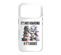 Carcasa para iPhone 17 Pro Book Dragon It's Not Hoarding if It's Books Sign Bookish